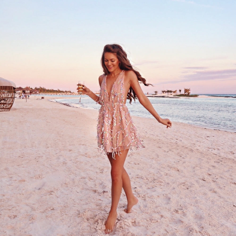 Hello Molly Sequin Mini Dress